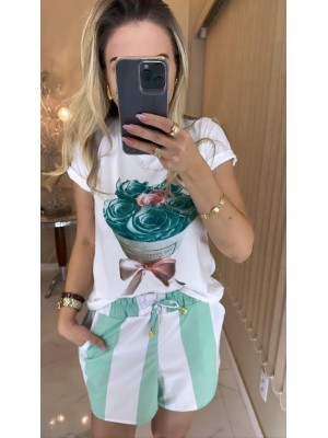 T - SHIRT OFF WHITE BOUQUET